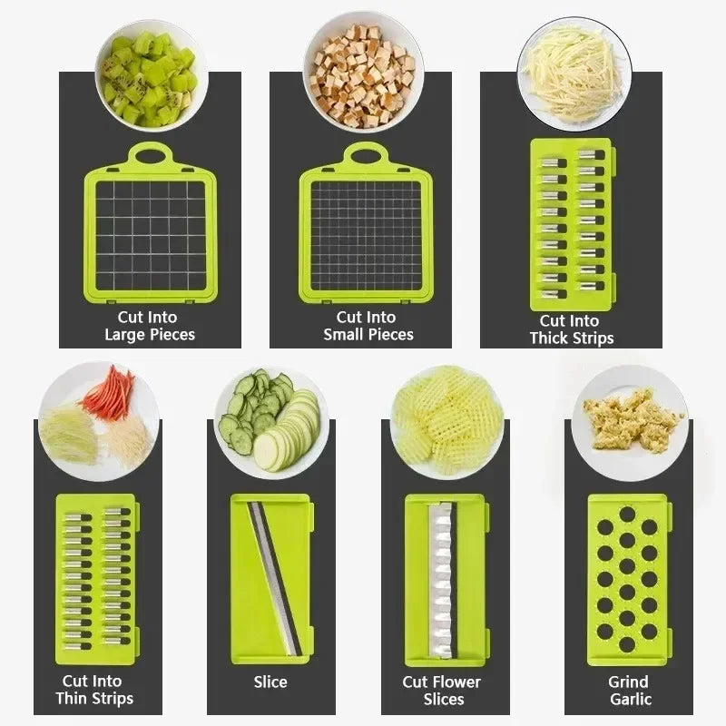 14/16 in 1 Multifunctional Vegetable Chopper